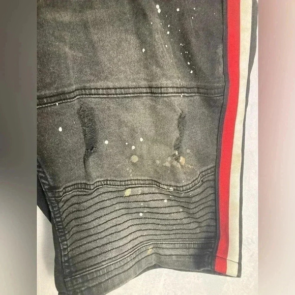 Spark men’s premium denim studio collection shorts size W-40 - Picture 2 of 15